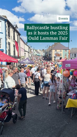 Thousands of people have been enjoying the Ould Lammas Fair in Ballycastle over the August bank holiday. ⁣ The seaside town was bustling with atmosphere and craic - and some great bargains - at what is Ireland's oldest traditional fair. ⁣ 🎥 Margaret McLaughlin | Irish News