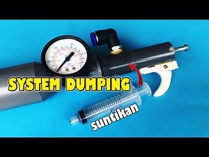 Simple and Easy! How to make Valve dumping system from syringe ink for PVC Slingshots
