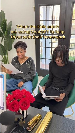 When the kids catch me using ChatGPT to help them with their homework 📚