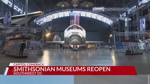 Smithsonian museums reopen to visitors after 43-day government shutdown