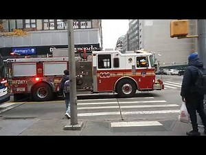 FDNY Engine 226 Responding to EMS Scene on Livingston Street Airhorn and Siren State Street