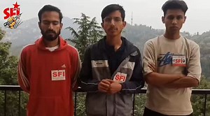 SFI-HPU Campus Secretary Com. Ritesh, briefing about the launch of *"Project Parwaaz"*, an initiative dedicated to empowering students who aspire to clear the entrance exams of Himachal Pradesh University, by SFI-HPU Unit. The project aims to provide academic guidance, mentorship and resource support to help students navigate their preparation journey with confidence. #SFIHPU | SFI HPU Shimla