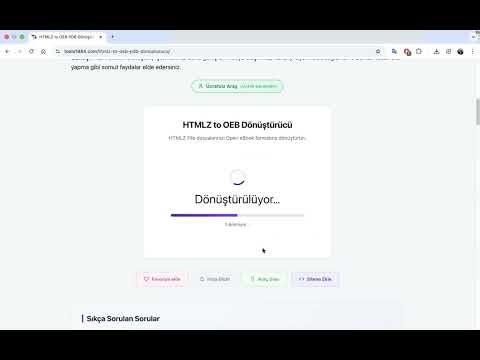 HTMLZ to OEB/PDB Dönüştürücü | HTMLZ Web Arşivini OEB ve Palm PDB Formatına Çevirin