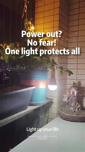 Iluminación con bombillas LED recargables