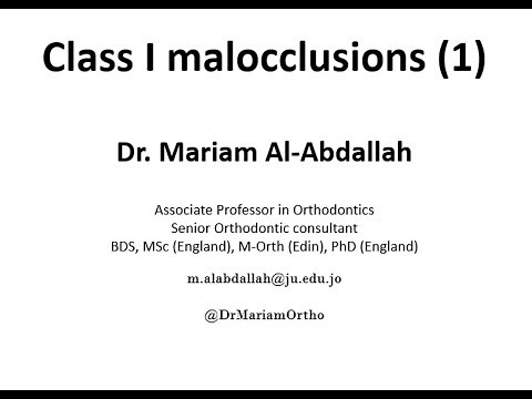 Dr Mariam Class I malocclusion (1)