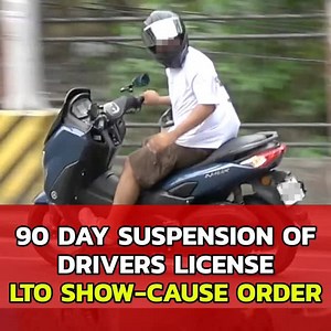 52K views · 62 reactions | According to the LTO show-cause order, the owner/driver of the motorcycle is required to appear on June 5, 2025, to present an explanation and supporting documents for why the drivers license should not be suspended or revoked for being an improper person to operate a motor vehicle. | AutoMatic Rider | Facebook