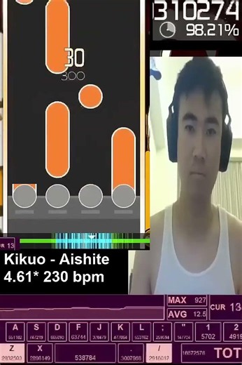 kikuo aishite #osumania #osu #osugame #rhythmgame #osumania4k #kikuo #vsrg #aishite #miku