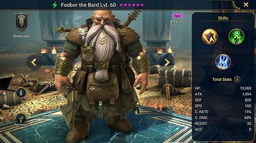 Fodbor the Bard | Raid Shadow Legends - AyumiLove