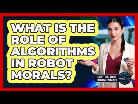 What Is The Role Of Algorithms In Robot Morals?