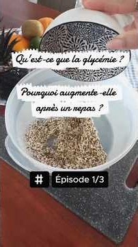 C’est quoi la glycémie🩸?