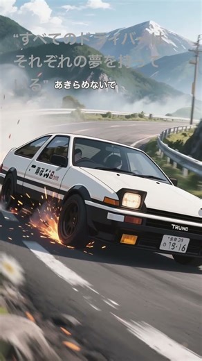Initial D animations ai generated #initiald #anime #drift #lifeisbutadream #moto #driftlife