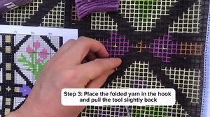 KitsMaster Owl Wizard Latch Hook Kit - Woodland Animal Rug DIY with Pre-Printed Canvas, Moon & Stars Design, Easy Craft Kit, 23.6''x15.8'' (Whimsical Forest Watcher)