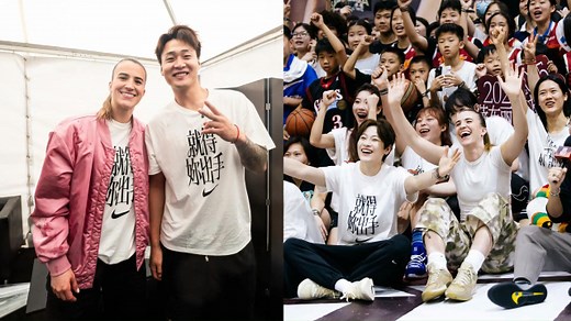 WNBA三分女王萨布丽娜首次中国行：携手杨力维赵睿书写女性运动新篇章_腾讯新闻