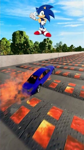 ONLY Super Sonic Can Survive the IMPOSSIBLE Speed Bump Challenge! 😱🔥 (Wait for it...)