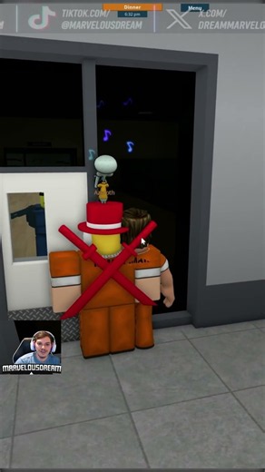 Tricking Carter Into Letting Us Free on Prison Life on #roblox