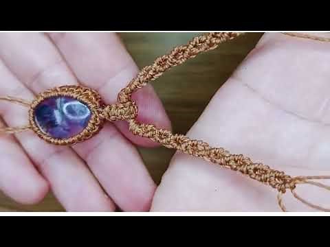 Tutorial de collar en Macrame1