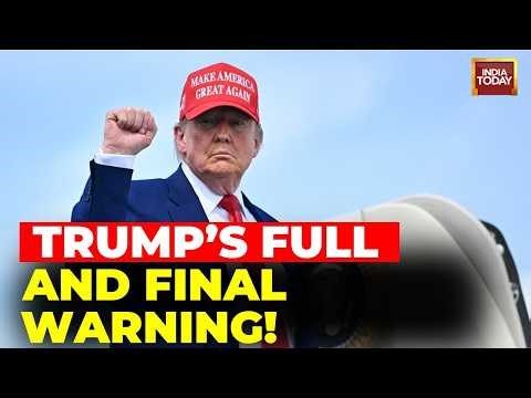 Trump's 48-Hour Ultimatum To Iran: Open Hormuz Strait Or Face Strikes On Power Plants | India Today