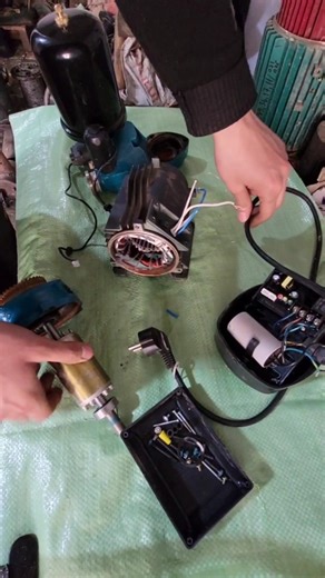 Water Pump Motor Assembly | Electric Motor Rebuild #Shorts