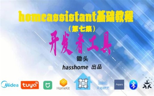 智能家居开源系统homeassistant基础教程教程第七集：开发者工具