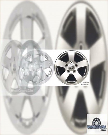 * IN STOCK * Dodge Ram Chrome Wheel Skins / Hubcaps / Wheel Covers 17" 2362 2009 2010 2011 2012 2...