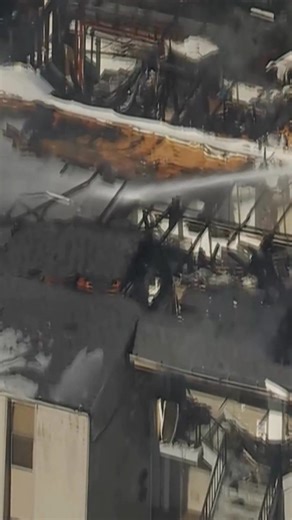 Crews were called out to an apartment building fire in Lindenwold, New Jersey Tuesday. Chopper 3 captured footage of firefighters dousing the Laurel Hill Apartments with water as heavy smoke and flames were seen coming from the roof. Eight people were displaced and no one reported any injuries, according to Camden County officials. As of now, there's no word yet on what started the fire. #camdencounty #camdenco #lindenwold #lindenwoldnj #newjersey #jersey #southjersey | CBS Philadelphia