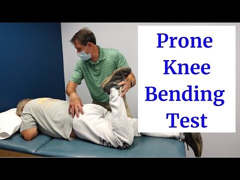 Prone Knee Bending Test/Reversed Lasegue's Test