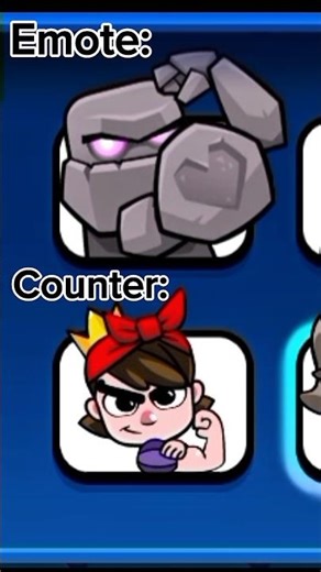 Emotes Vs Toxics counter 🤯🤯 #clashroyale #shorts