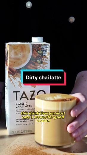 The OG cold weather classic. Mix it up with TAZO’s Classic Chai Latte concentrate that has delicious notes of cinnamon, clove, cardamom, and star anise. Try it yourself and find @hellotazotea at your local Target #ad #TAZOpartner