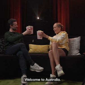 Movie time with Mirra 🍿 What a star! | Australian Open
