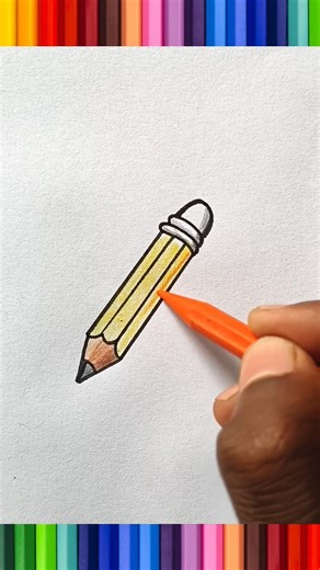 Pencil Drawing ✏️ | Satisfying Art in 30 Seconds #shorts