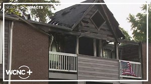 Apartments destroyed in east Charlotte fire