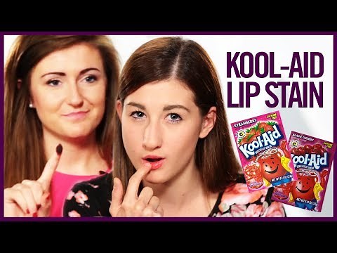 KOOL-AID LIP STAIN - Makeup Mythbusters w/ Maybaby & SarahBelle93x