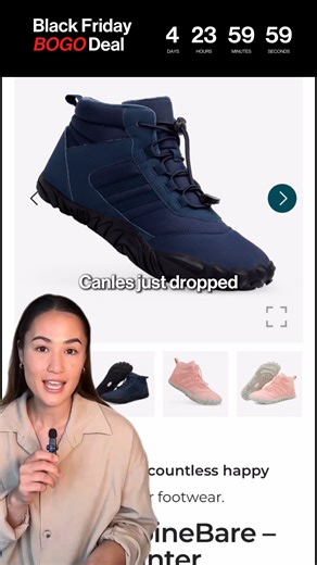 🥶 Sick of heavy, stiff winter boots that slow you down? It’s time to upgrade. ✨ Meet AlpineBare — the winter boot that feels like walking barefoot, but warm, cozy, and designed for natural comfort. 👣🔥 No more cramped toes. No more stiff heels. No more dragging heavy boots all day. Here’s why people are switching: ✅ Zero-drop sole for natural, balanced movement ✅ Extra-wide toe box so your toes can spread freely ✅ 360° fleece lining — soft, warm, and cloud-like 🤍 ✅ Water-resistant & windproof