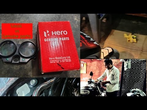 Day1 vlog - Aaj Humne kiya apni bike ka meter cover change #hero #herobikes #seplonder