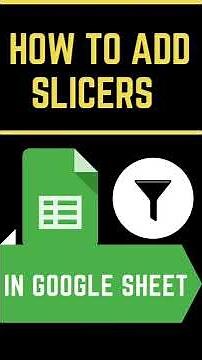#Shorts | How to add Slicer in Google Sheets | How to use #SLICER in Google Sheets | #Sheetomatic