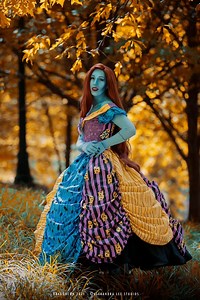 🎃 ALL HAIL THE PUMPKIN QUEEN! 🎃 Let the Halloween Costumes of years past countdown begin with Sally Skellington! I made this in 2020 it was my own interpretation of Sally as if she had a ball gown. I have an entire long form video series available on how I made this costume! 📸 By @aleestudios | The Casey Renee