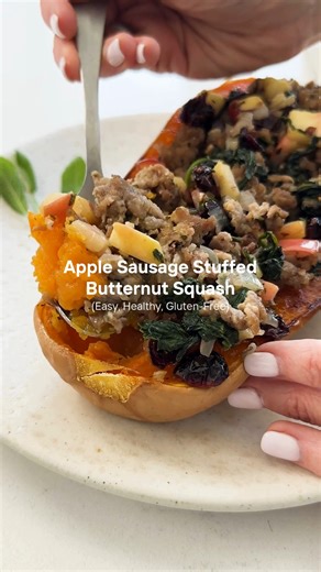 The apple sausage filling alone is SO good! | Downshiftology