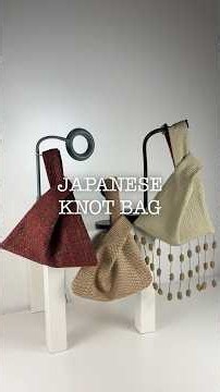 How to sew a Japanese Knot Bag #learntosew