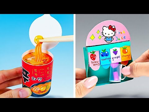 😍 MINI PAPER CRAFTS 💖 The CUTEST Tiny DIYs That Are Trending Now! 🌟