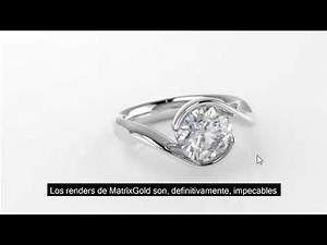 MatrixGold series: renderizado en MatrixGold | Modelado de joyería 3D. Diseño de joyas 3D