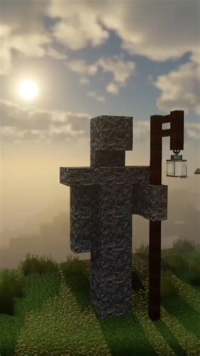 Easy Minecraft Statue Tutorial! #minecraft#minecraftbuilding#minecraftrealistic#minecrafttutorial