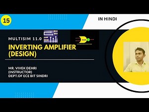 inverting amplifier design with multisim,inverting amplifier using op-amp,