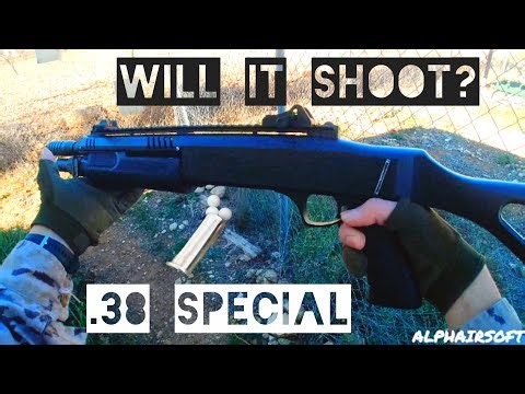 Using a .38 casing as a shotgun magazine (Airsoft)