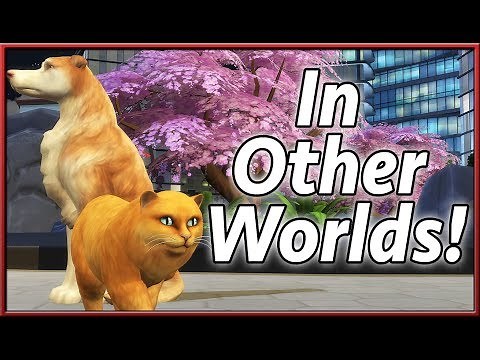 Strays and Dog Walkers in Other Worlds! | The Sims 4: Cats & Dogs (Mod by sims4me)