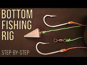 8 Knots for Bottom Fishing Rig (Palomar, Overhand, Dropper Loop and Improved Clinch knot in one rig)