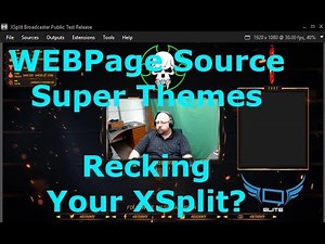 Tutorial: HOW TO FIX - XSplit *WEBPage Source* Crashes. Improves StreamElements