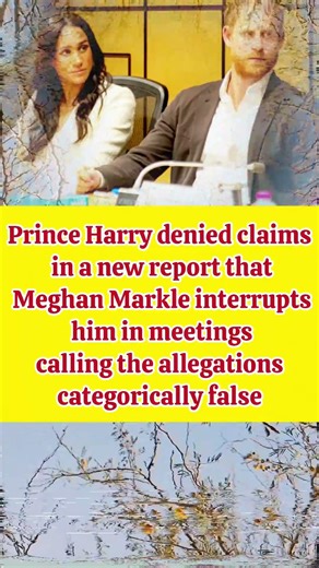 Prince Harry denied claims in a new report that Meghan Markle, #meghanmarkle #Princeharry #Royal