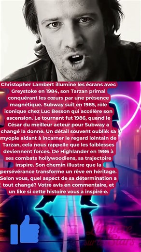 Christopher Lambert: L'Émouvante Vérité Cachée Toutes Ces Années!