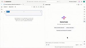 Today we're announcing Genie Code, your autonomous AI partner for data.Genie Code is a state-of-the-art agent that lets data teams move from prompting a copilot to delegating real work: building pipelines, machine learning models, debugging failures, and shipping dashboards.This isn't a smarter autocomplete. It's a different kind of AI partner entirely.Unlike general coding agents that stop once the code is built, Genie Code plans, executes, and iterates across the full data and AI lifecycle ins