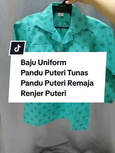 Baju Uniform Pandu Puteri: Tunas, Remaja, dan Renjer